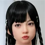 J-cute 唯ヘッド 133cm バスト平  ピンクのショートパンツ 宣材写真のはフルシリコン製リアルドール