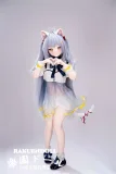XYGO(许愿谷)  R02ヘッド 142cm AAカップ 有乃こぜにカスタムドール 猫耳 シリコン製ヘッド+TPE製ボディ アニメアダルト ドール