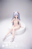 XYGO(许愿谷)  R02ヘッド 142cm AAカップ 有乃こぜにカスタムドール 猫耳 シリコン製ヘッド+TPE製ボディ アニメダッチワイフ