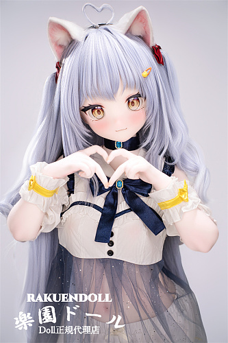 XYGO(许愿谷)  R02ヘッド 142cm AAカップ 有乃こぜにカスタムドール 猫耳 シリコン製ヘッド+TPE製ボディ アニメドール