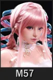 MD DOLL M62ヘッド 166(C)cm Eカップ Eva クール系赤い短髪美少女ラブドール ROS機能対応可 宣伝画像フルシリコン製