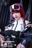 繊細なメイク 幻想的 コスプレ風 大人の色気 白い肌 エッチな人形