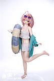 浮き輪に腕を掛けて明るい子 キャラ再現アニメアダルト 人形