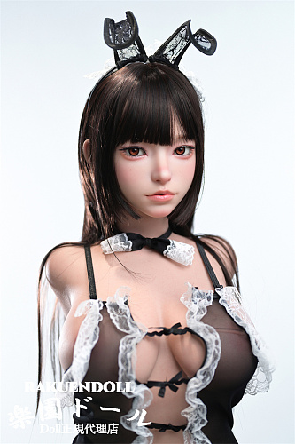 FUdoll 白桃ヘッド 80cm Eカップ ウサ耳風バニーガールのトルソー 宣材写真は口開閉機能+リアル口腔付き フルシリコン製ラブドール