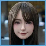 蛍火日記 琉璃⑧メイク 151cm Aカップ JK傷つきかわいい女の子 フルシリコン製ラブドール 宣材写真は硬めシリコンヘッド（口開閉機能あり）