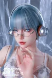 MD DOLL M64 Fayeヘッド 159cm Aカップ メガネ美少女ラブドール フルシリコン製 超擬真肌テクスチャーあり