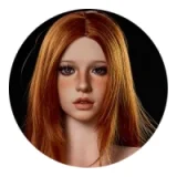 Erovenus Maxシリーズ Lanaヘッド LN-T-003トルソーボディ Fカップ 赤い髪スポーツ風色っぽい活力的美少女ラブドール トルソーオナホ フルシリコン製 口開閉+模擬口腔付き