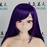 色気美人 Irokebijin Koharu ヘッド（mini）98cm Lカップ 青い髪 シリコン製 推し感たっぷり アニメラブドール