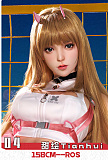 Doll Senior #W04Sableヘッド 165cm Fカップ せブル セクシービキニバニーガールラブドール リアル皮膚付きフルシリコン製軽量化ボディ 宣材写真はROS機能付き&カスタマイズメイク