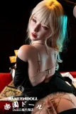 real doll 大人の色気を演出する金髪ブルーアイの爆乳ドール