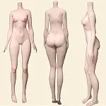 【6月30日までキャンペーン】 羊角社Croissant Doll #B07喜多川海夢ヘッド 155cm（P）バスト大 警察官コスプレ系 二次元 宣材写真通りの手描き(高級メイク) アニメリアルドール