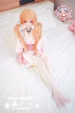 sex doll ピンク花柄和服を着た美少女アニメドール