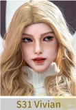 【6月12日まで10%オフ！！】irontechdoll S31ヘッド 153cm Fカップ セクシーな西洋美人ラブドール 温かい眼差し 宣材写真はROSMAX付き&日焼け肌 シリコン製リアルドール