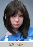【6月12日まで10%オフ！！】irontechdoll S31ヘッド 153cm Fカップ セクシーな西洋美人ラブドール 温かい眼差し 宣材写真はROSMAX付き&日焼け肌 シリコン製リアルドール