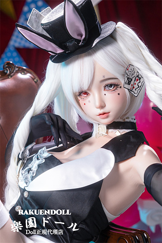SHEDOLL 熙熙ヘッド 156cm Eカップ アリス風白うさぎアダルトドール マジシャンコスプレ 宣材写真はフルシリコン製&まぶたの開閉機能付き