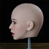 Real lady R17ヘッド 168cm Gカップ 知性のメガネ美人 超リアルな肌の質感 有名モデルの型取り 高級 エレガント シリコン製アダルトドール 塗装加工あり 眉毛と睫毛植毛加工あり