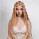 FANREAL Mirellaヘッド 109cm＆Gカップ 実践向けトルソー 立体顔立ち欧米風美人ラブドール 宣材写真は小麦色肌＆ROS口開閉機能付き 扱いやすい上半身ドール