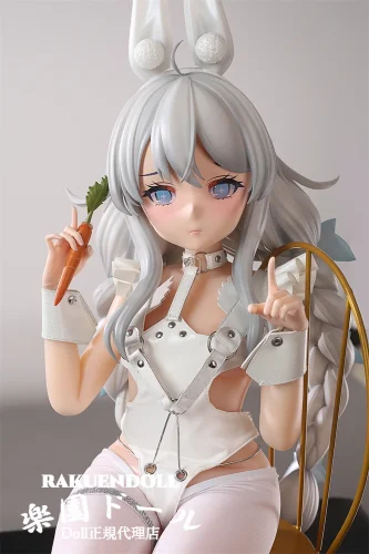 Otaku Doll 懒兔ヘッド 65cm ウサギちゃん ミニフィギュア PVCヘッド+シリコンボディ 収納が便利 使いやすい おっとり系ラブドール