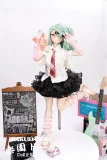 リアル人形 グリーンロングヘアの元気系アニメドール