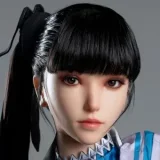Game Lady NO.45_1ヘッド 167cm Dカップ 添い寝系リアルドール 黒髪美人 宣材写真のはフルシリコン