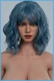 TOP-CYDOLL Mirandaヘッド 176cm Gカップ モデル顔爆乳お姉さん系ラブドール 宣材写真通りのは硬めシリコンヘッド フルシリコン製ダッチワイフ