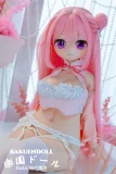 MW Girl(魔物姫) 桃桃ヘッド 85cm バスト大 勝利の女神：NIKKE ドロシー コスプレ二次元風ロングヘアアニメ顔低身長ラブドール 宣材写真のはビニールヘッド+シリコンボディ 宣材写真と同じ衣装も付属