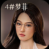 MMXDOLL 梦依（Mengyi）ヘッド 156cm Eカップ 清純系可愛い等身大リアル感美人ラブドール 超擬真肌テクスチャーあり 宣材写真は職人Real系メイク フルシリコン製