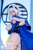 FUdoll J050张银熙ヘッド 166cm Eカップ 銀色ロングヘア巨乳豊満なお尻等身大リアルな肌リアル人形