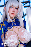 FUdoll J050张银熙ヘッド 166cm Eカップ 銀色ロングヘア巨乳豊満なお尻等身大リアルな肌ダッチドール