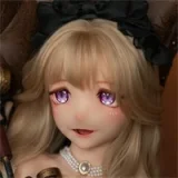 Kiradols #KH001 梅川庫子ヘッド 155cm Bカップ アニメ風金髪ショットヘア看護師淫靡色気ダッチワイフ 宣伝写真はフルシリコン製 オーラル機能付き
