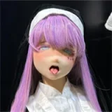 Kiradols #KH001 梅川庫子ヘッド 155cm Bカップ アニメ風金髪ショットヘア看護師淫靡色気ダッチワイフ 宣伝写真はフルシリコン製 オーラル機能付き
