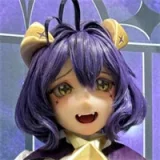 Kiradols #KH003 紬ヘッド 150cm Aカップ 長いピンクヘア清楚可憐愛らしい癒し系二次元風美少女アニメラブドール 宣伝写真はフルシリコン製