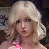 Real lady R8ヘッド Lena 159cm Hカップ そばかすメイク 実在感清楚可憐モデル顔欧米風小麦肌神秘的画家アダルトドール 超リアルな肌の質感 宣材写真のはROS MAX機能付き