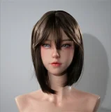 【先着30名限定 豪華特典付き！ ① 1〜10位：宣材写真通りのカスタムアイ＋衣装セット（角＋しっぽ＋アウター＋トップス＋ズボン） ② 1〜30位：ブランケット＋ポストカード＋マウスパッド】Doll Senior 【星座シリーズ】#C02Capricornヘッド 170cm Hカップ やぎ座 冷たい気配 リアル皮膚付きフルシリコン製ダッチワイフ 宣材写真はROS機能付き