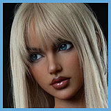 蛍火日記 Maxシリーズ 眠り琉璃(liuli) ヘッド ①メイク 153cm Aカップ 瞑り目癒し系幻想的美しい花嫁憧れる妻リアルドール リアル皮膚付き ROS機能対応可能 宣材写真はMAXシリーズ限定肌色