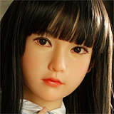 Myloliwaifu #112B Rinaヘッド 宣伝写真はyuhoshiメイク 148cm Bカップ 清楚可憐妹系ロングヘア貧乳可愛いダッチワイフ フルシリコン製 ヘッド選択可能