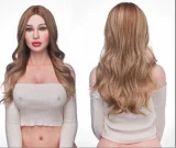 Irontechdoll S40ヘッド 164cm Eカップ Eileen ギャル系セクシーっぽい金髪ハーフ等身大美人健康的な肌色ラブドール 宣材写真はROSMAX付き＆フルシリコン製