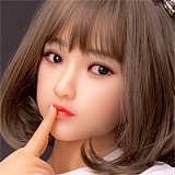 Myloliwaifu #112B Rinaヘッド 宣伝写真はyuhoshiメイク 148cm Bカップ 清楚可憐妹系ロングヘア貧乳可愛いダッチワイフ フルシリコン製 ヘッド選択可能