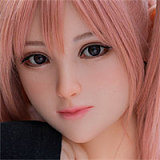 Myloliwaifu #112B Rinaヘッド 宣伝写真はyuhoshiメイク 148cm Bカップ 清楚可憐妹系ロングヘア貧乳可愛いダッチワイフ フルシリコン製 ヘッド選択可能