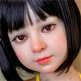 Myloliwaifu #112B Rinaヘッド 宣伝写真はyuhoshiメイク 148cm Bカップ 清楚可憐妹系ロングヘア貧乳可愛いダッチワイフ フルシリコン製 ヘッド選択可能