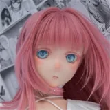 Kiradols #KH003 紬ヘッド 155cm Dカップ 金髪ツインテールきれいな顔立ち二次元風等身大美少女リアルドール 宣伝写真はフルシリコン製