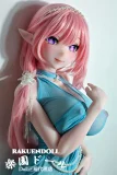 real doll 紫色の瞳とエルフ耳を持つファンタジーヒロイン風ドール
