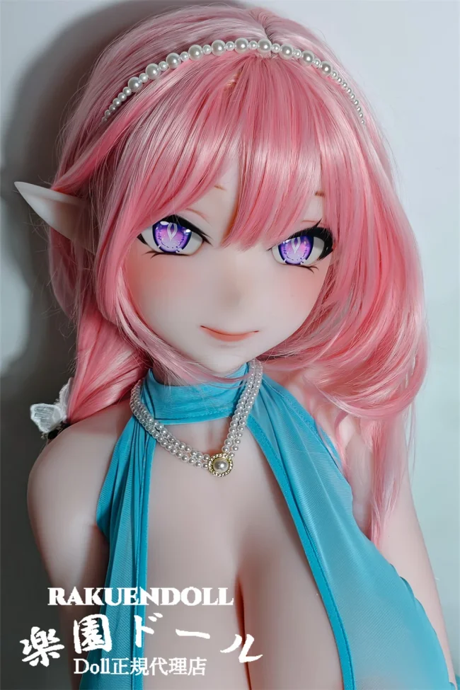 Elsa Babe AHRC009 爱原空美ヘッド 桜色の髪 宣材写真は163cm-L ボディー選択可能 お姉ちゃん系アニメ顔ダッチワイフ