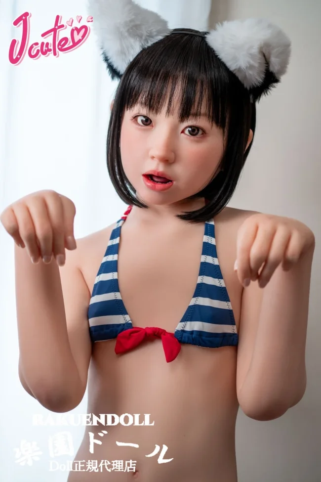 Jcutedoll AGD32 萊ヘッド 137cmAAカップ 童顔 ROS機能付き フルシリコン製 幼さを感じるダッチワイフ