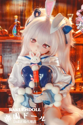 羊角社Croissant Doll #B02ヘッド 141cm AAカップ うさぎモチーフラブドール 宣材写真のは手描きメイク ビニール製ヘッド+S-TPE製ボディ 宣材写真の服が付属