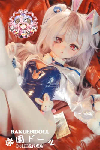 羊角社Croissant Doll #B02ヘッド 141cm AAカップ うさぎモチーフラブドール 宣材写真のは手描きメイク ビニール製ヘッド+S-TPE製ボディ 宣材写真の服が付属