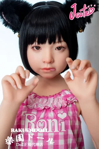 J-cute AGB38未陽ヘッド 124cm バスト平 LL団 宣材写真のはフルシリコン製 黒髪ショートの童顔ラブドール