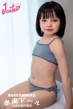 ダッチドール ブラックホワイトビキニ姿の童颜ドール