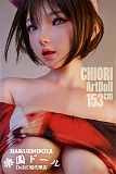 Art doll 源千织（Chiori）ヘッド 153cm Fカップ 誘惑的巨乳曲線美ショットヘア美少女リアルドール