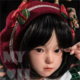 Myloliwaifu kokoヘッド  100cm AAカップ 愛嬌たっぷりの彼女 シリコン頭部+TPEボディ  職人メイク選択可能 ロり系ラブドール 初心者向け